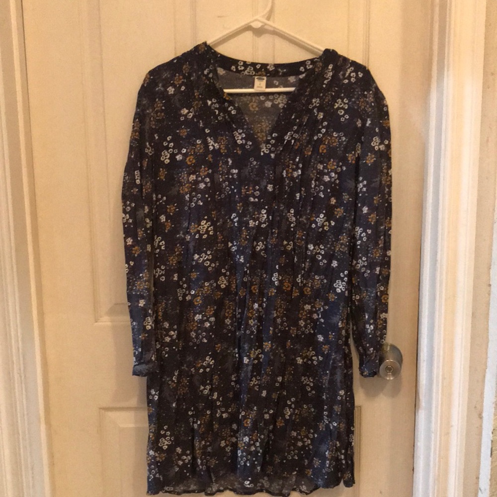 Floral long sleeve dress